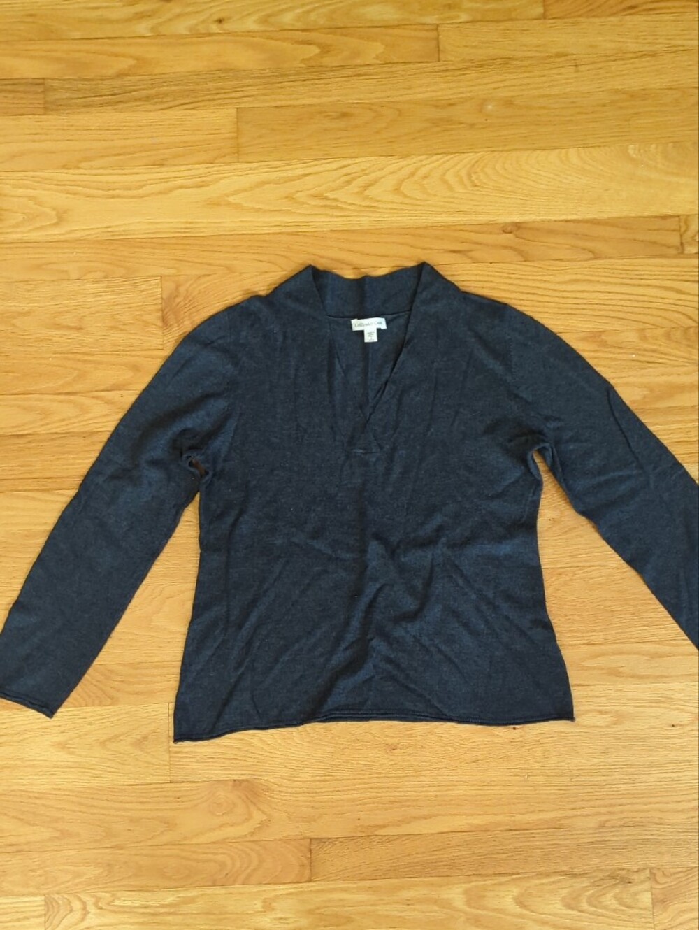 Coldwater Creek L Grey Long Sleeve